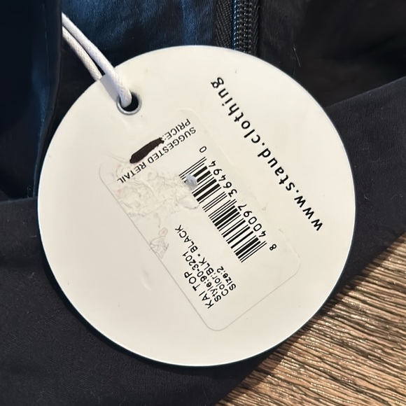 SSENSE NEW  STAUD “Kai” black halter top 2 - Picture 12 of 16